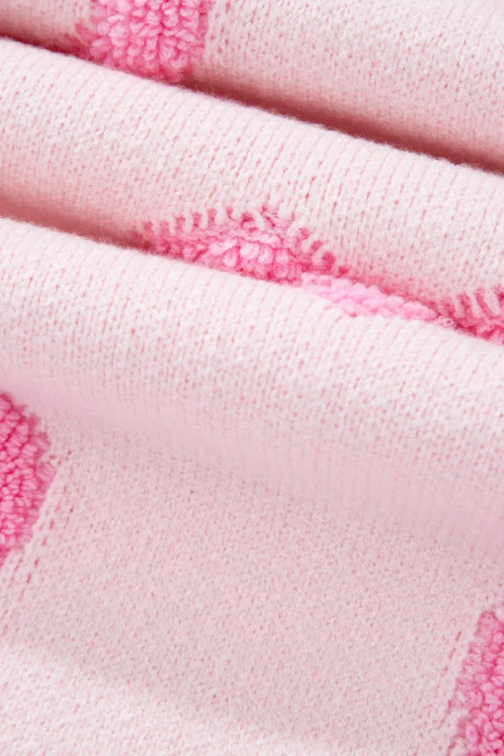 Adore Me High-Low Heart Long Sleeve Sweater