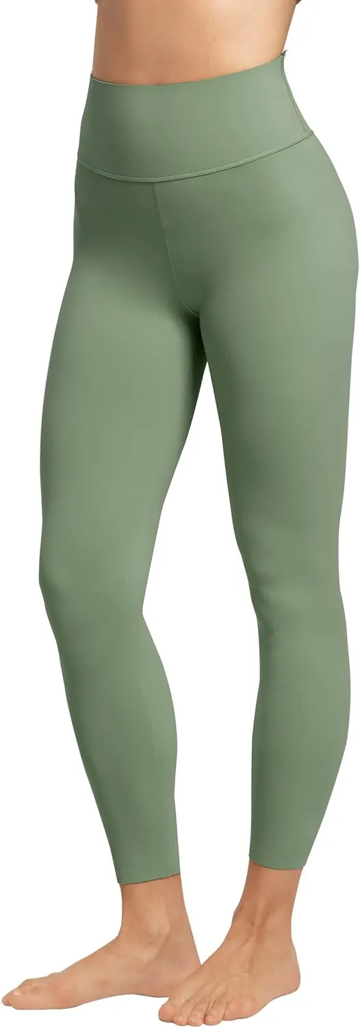 AKASO Womens High Waisted Yoga Pants, 7/8 Length Workout Leggings Naked Feeling Tummy Control Tights