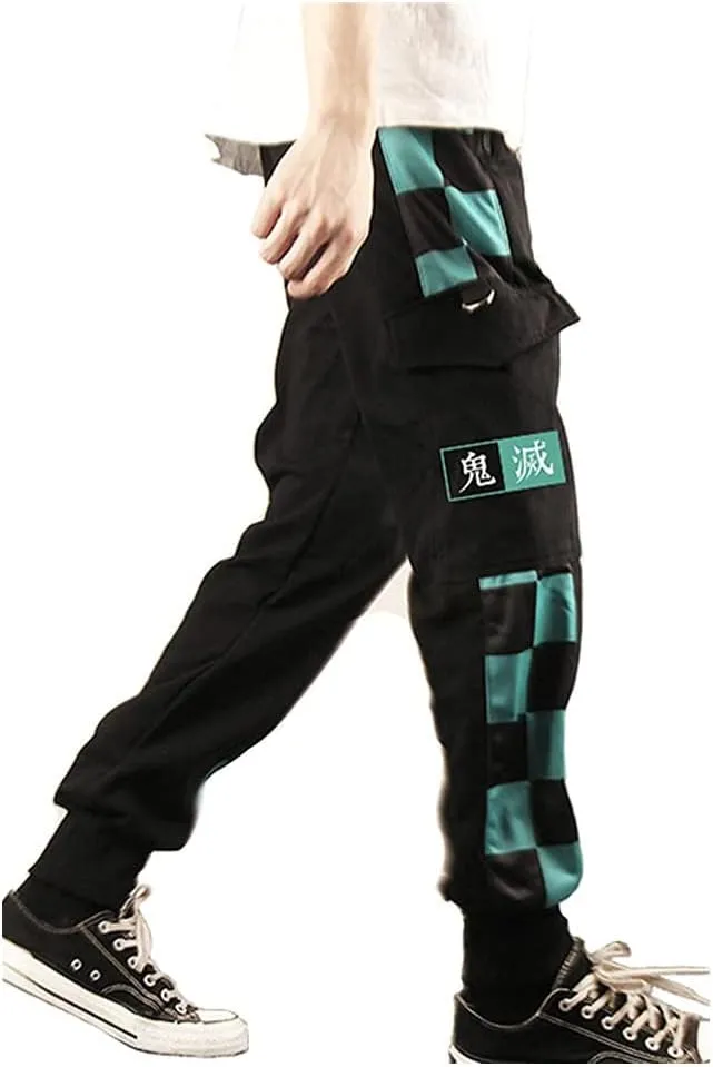 Anime Sweatpants Tanjirou Cargo Jogger Pants Autumn and Winter Giyuu Trousers Casual Sport Pants