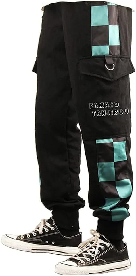 Anime Sweatpants Tanjirou Cargo Jogger Pants Autumn and Winter Giyuu Trousers Casual Sport Pants