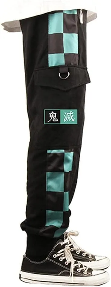 Anime Sweatpants Tanjirou Cargo Jogger Pants Autumn and Winter Giyuu Trousers Casual Sport Pants