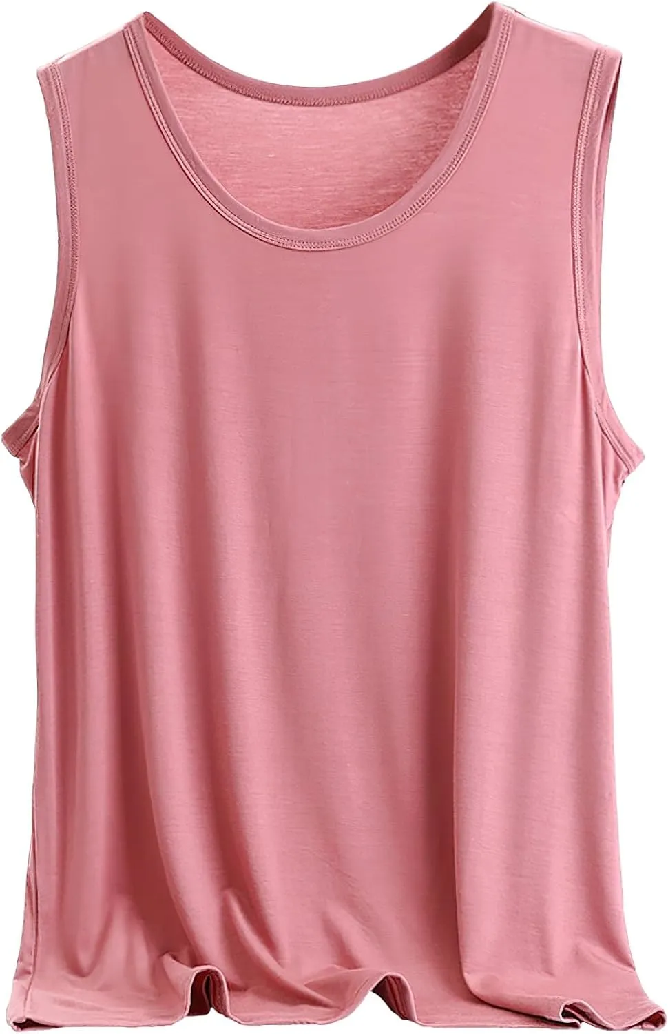 ANUFER Mens Plus Size 3 Pack Soft Stretchy Vests Tank Tops Plain Sleeveless Undershirts Gym Workout Tops