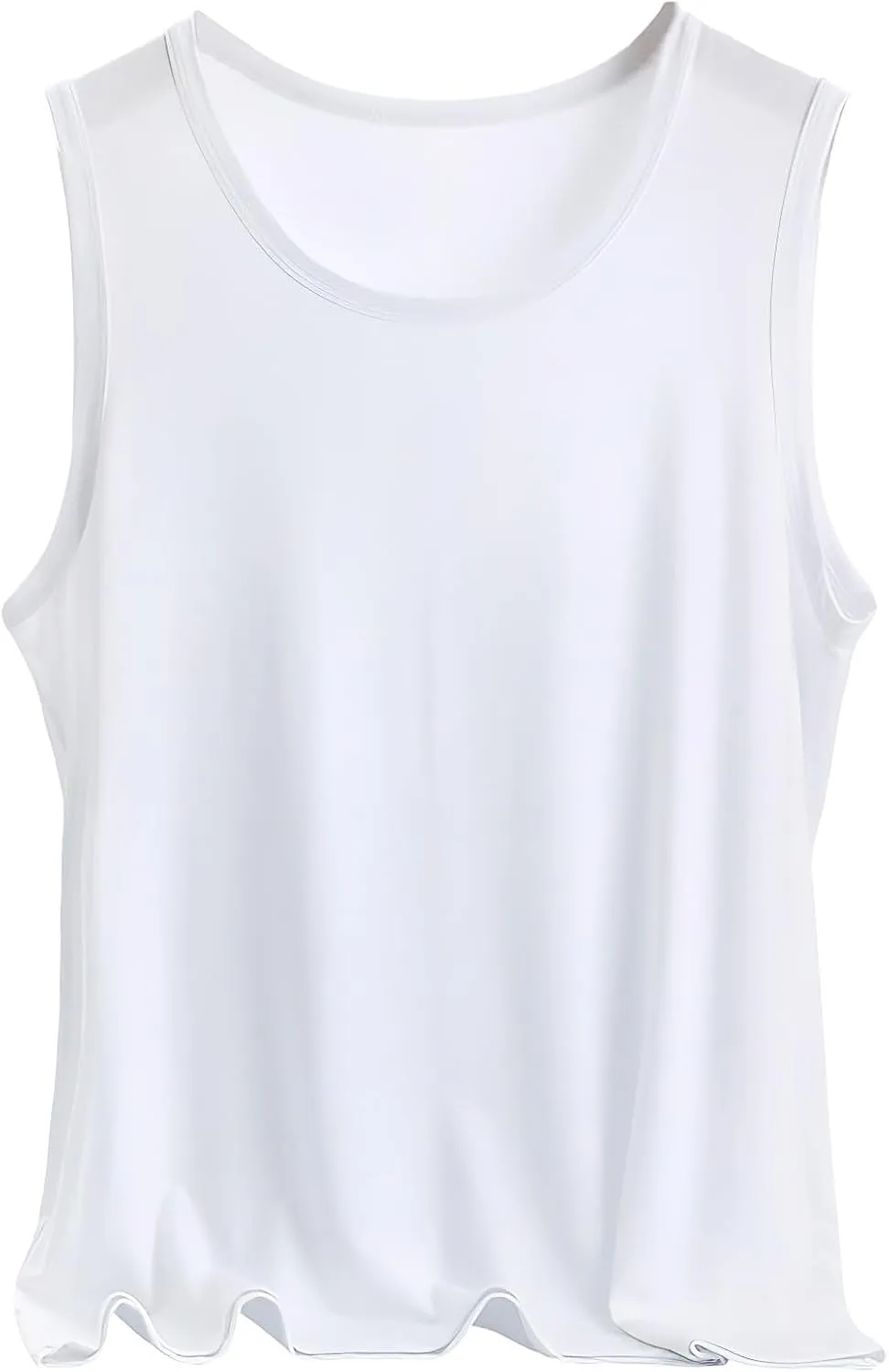 ANUFER Mens Plus Size 3 Pack Soft Stretchy Vests Tank Tops Plain Sleeveless Undershirts Gym Workout Tops