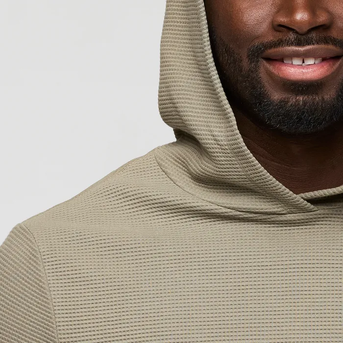 Atajo Long-Sleeve Waffle Hoody for Men
