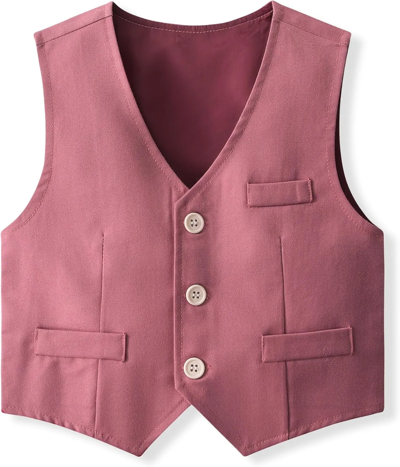 Baby Boys' 4-Piece Gentleman Suit Set with Shirt, Vest, Bowtie and Pants Outfits