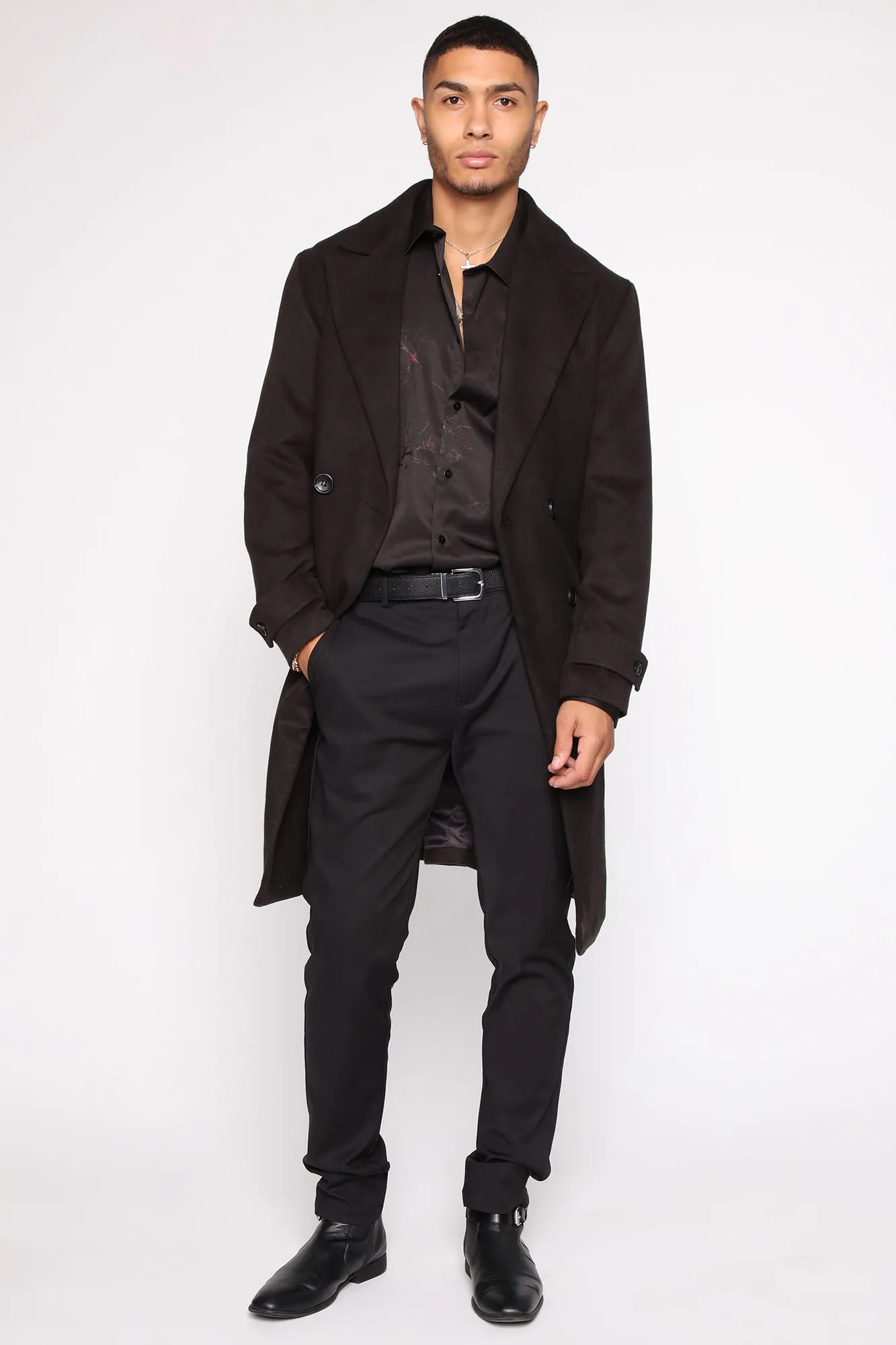Benjamin Car Coat - Black