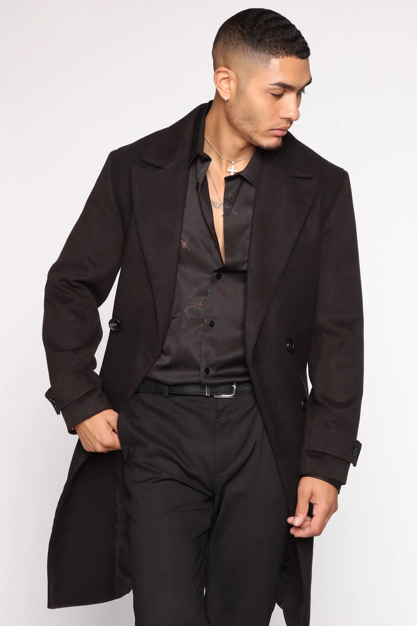 Benjamin Car Coat - Black