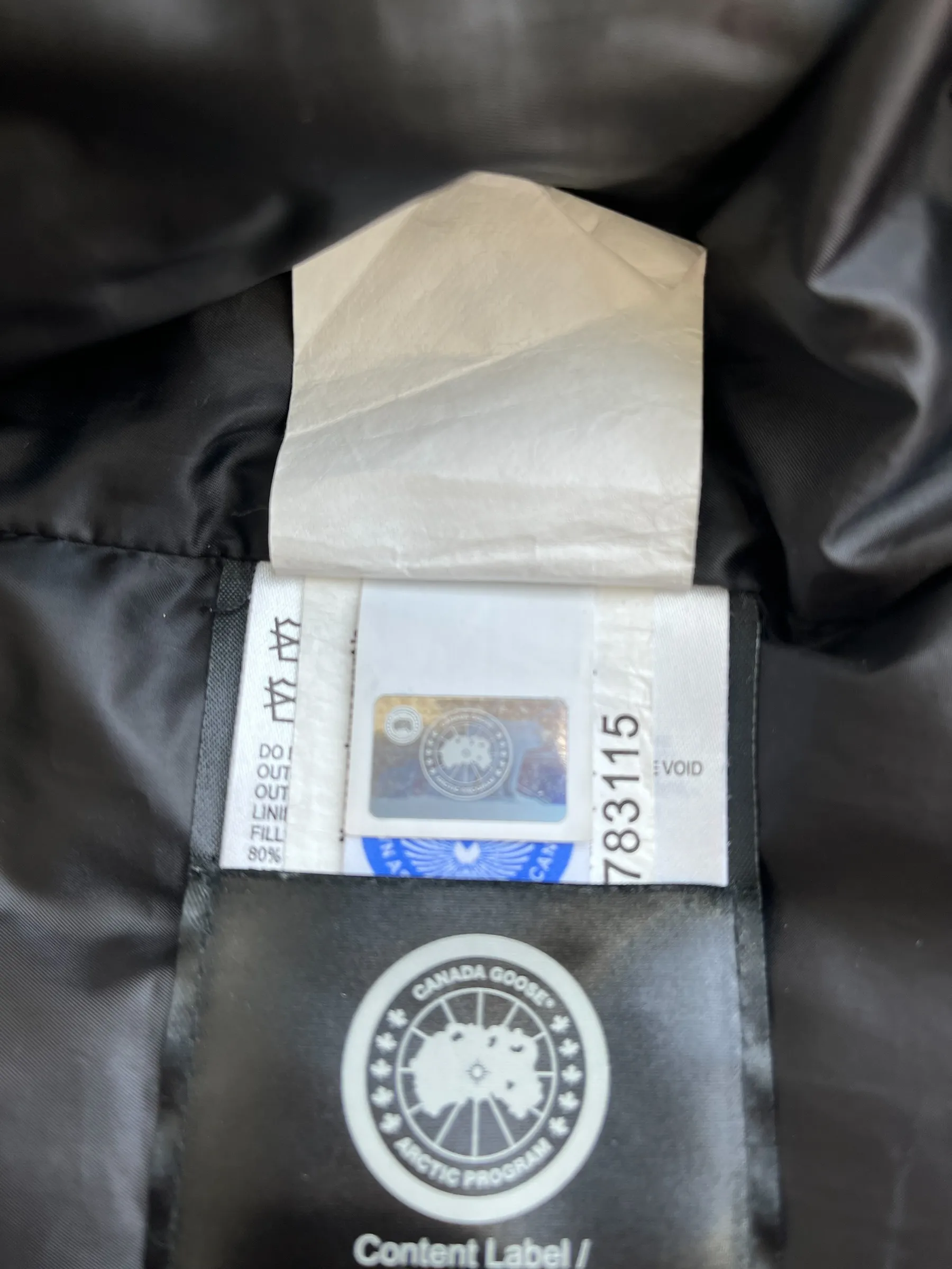 Canada Goose Black Hendriksen Black Label Men's Jacket