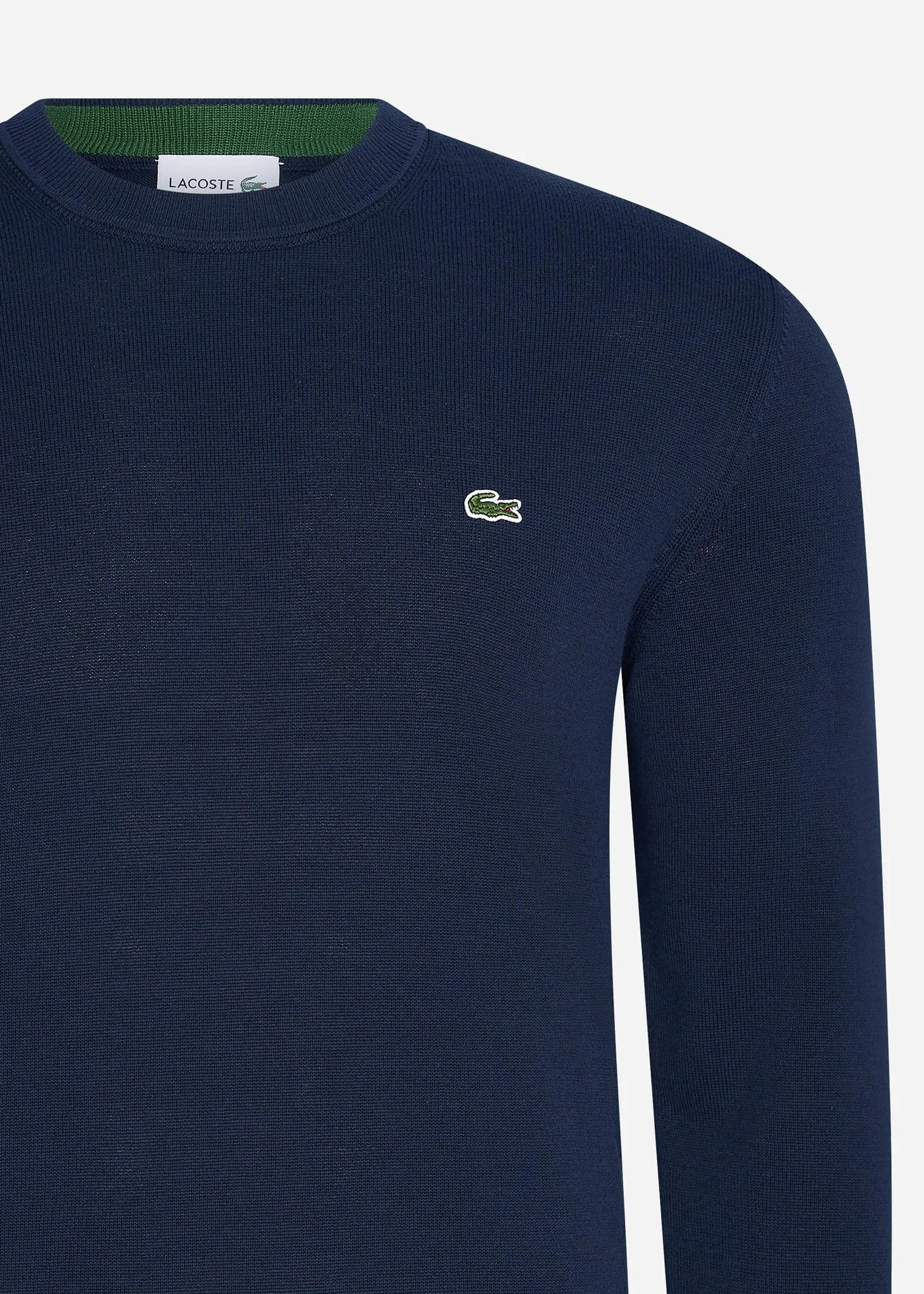 Cotton sweater - navy blue