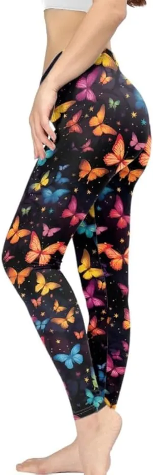 Irisjudy Women Full Length Leggings, Ethnic Geometric High Waist Stretchy Workout Tights, Ladybug Comfy Yoga Pants Plus Size