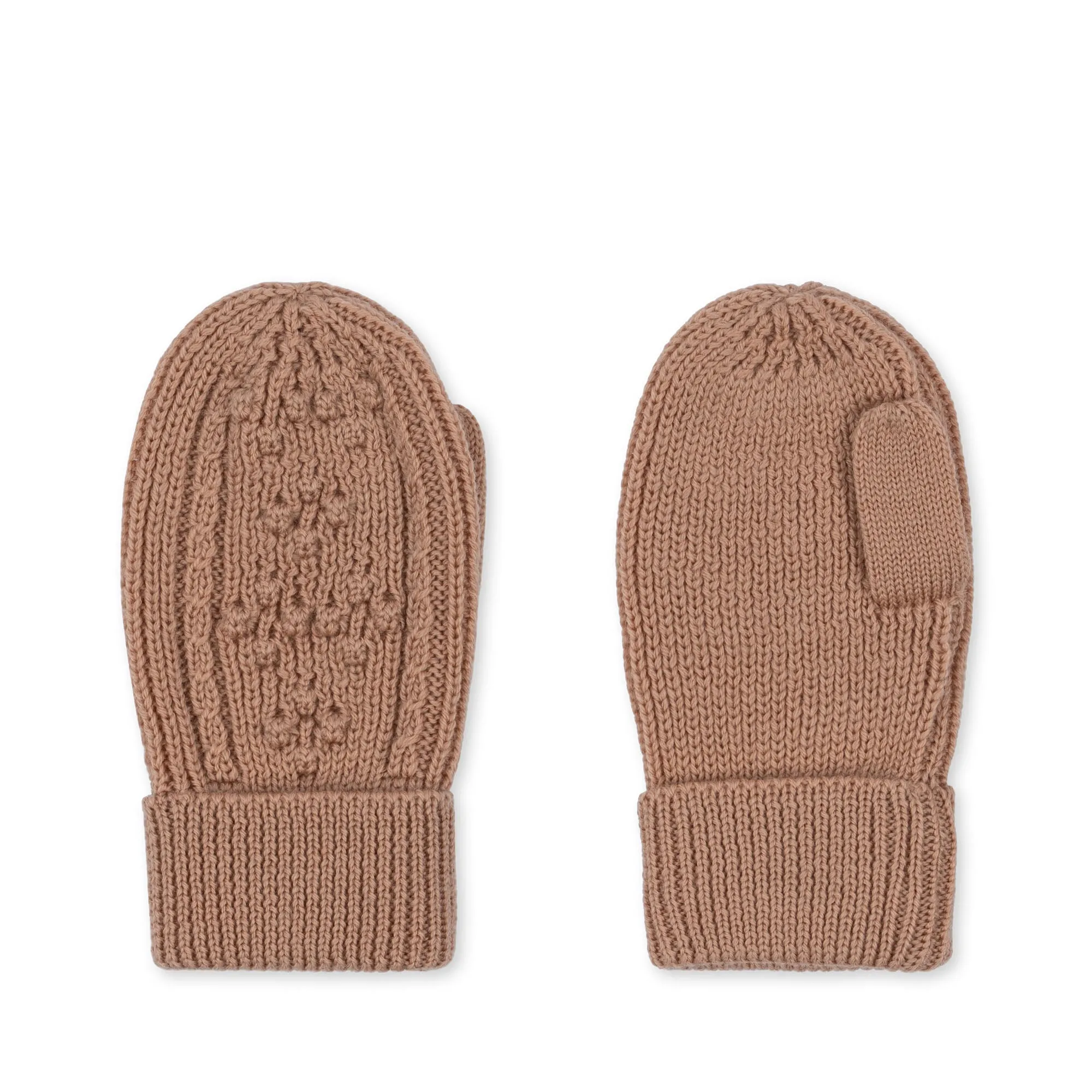 Konges Sljd Cabby Mittens - Maple Sugar