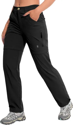 Little Donkey Andy Women's Hiking Zip Off Pants Quick Dry Convertible Shorts UPF 50  Lightweight Outdoor Fishing Safari Pants
