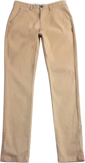 Men Casual Straight Leg Slim Fit Chino Trousers Solid Color Carpenter Skinny Pants Zipper Placket Cargo Workwear (Khaki,30.00,5,OZ)