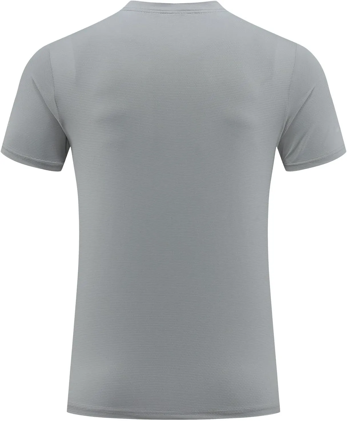 Men's Reflective Sport T-Shirt, Quick-Dry Gym Running Top