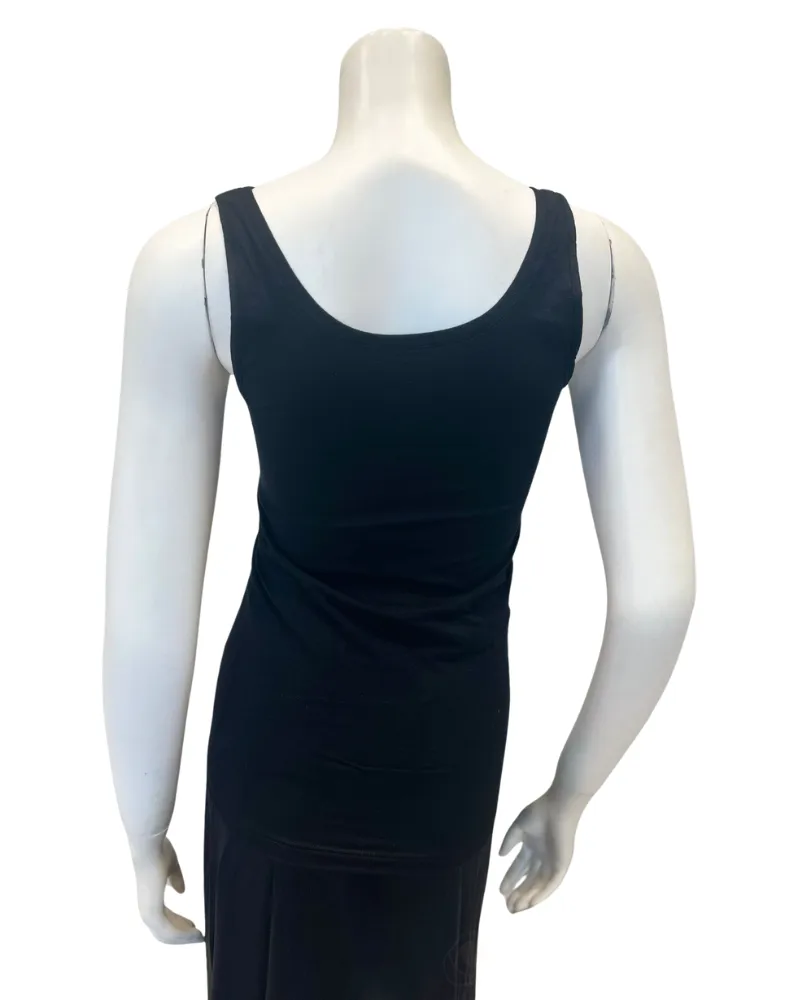 Mey Black #3 Superfine Organic Cotton Sleeveless Camisole Undershirt