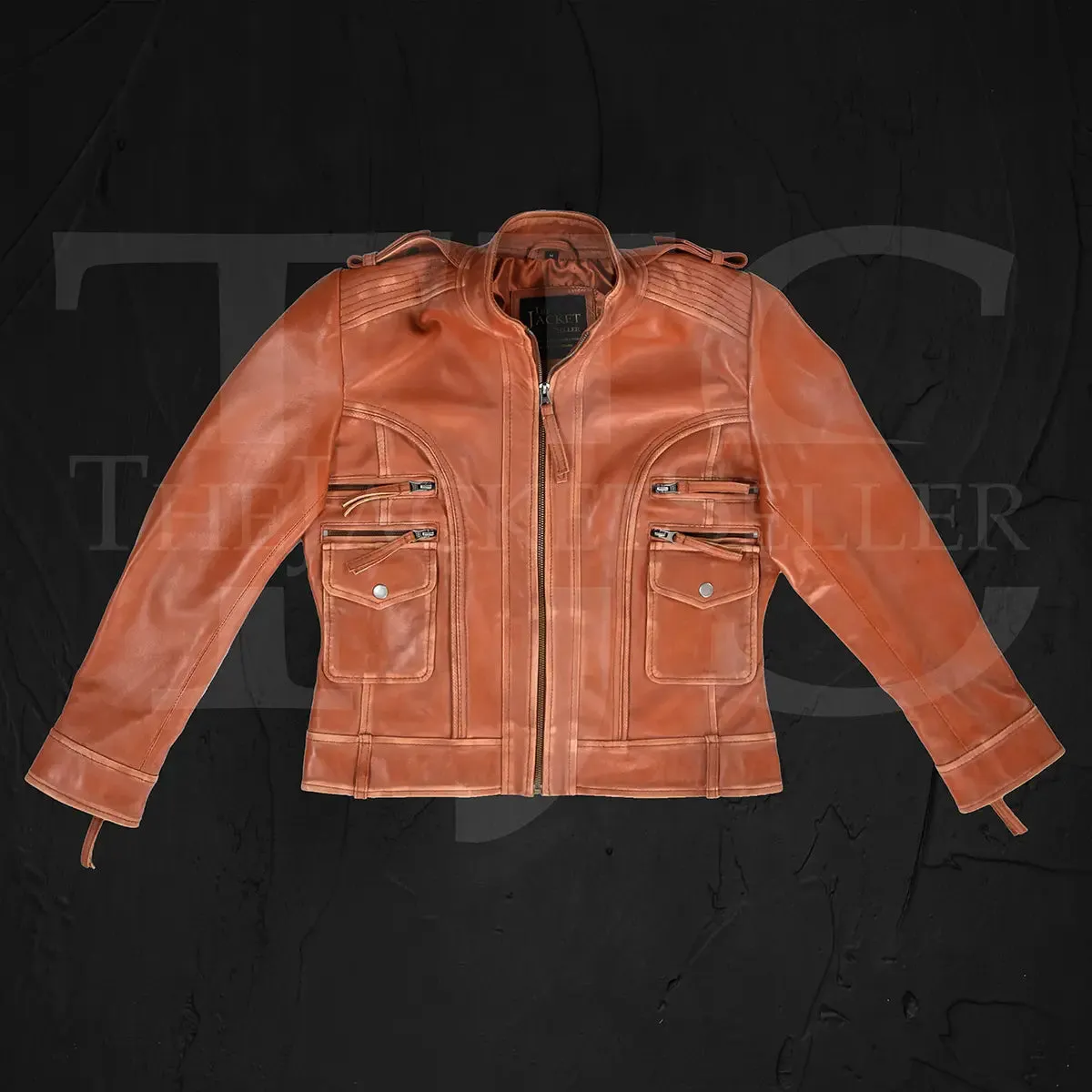 Modern Women's Genuine Lambskin Leather