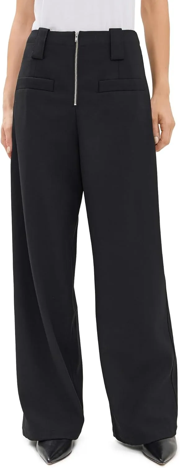 Pixie Market Women's Zip Wide Leg Pants
