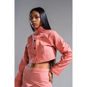PRIMAL GRAY Coral Organic Cotton Cropped Summer Jacket