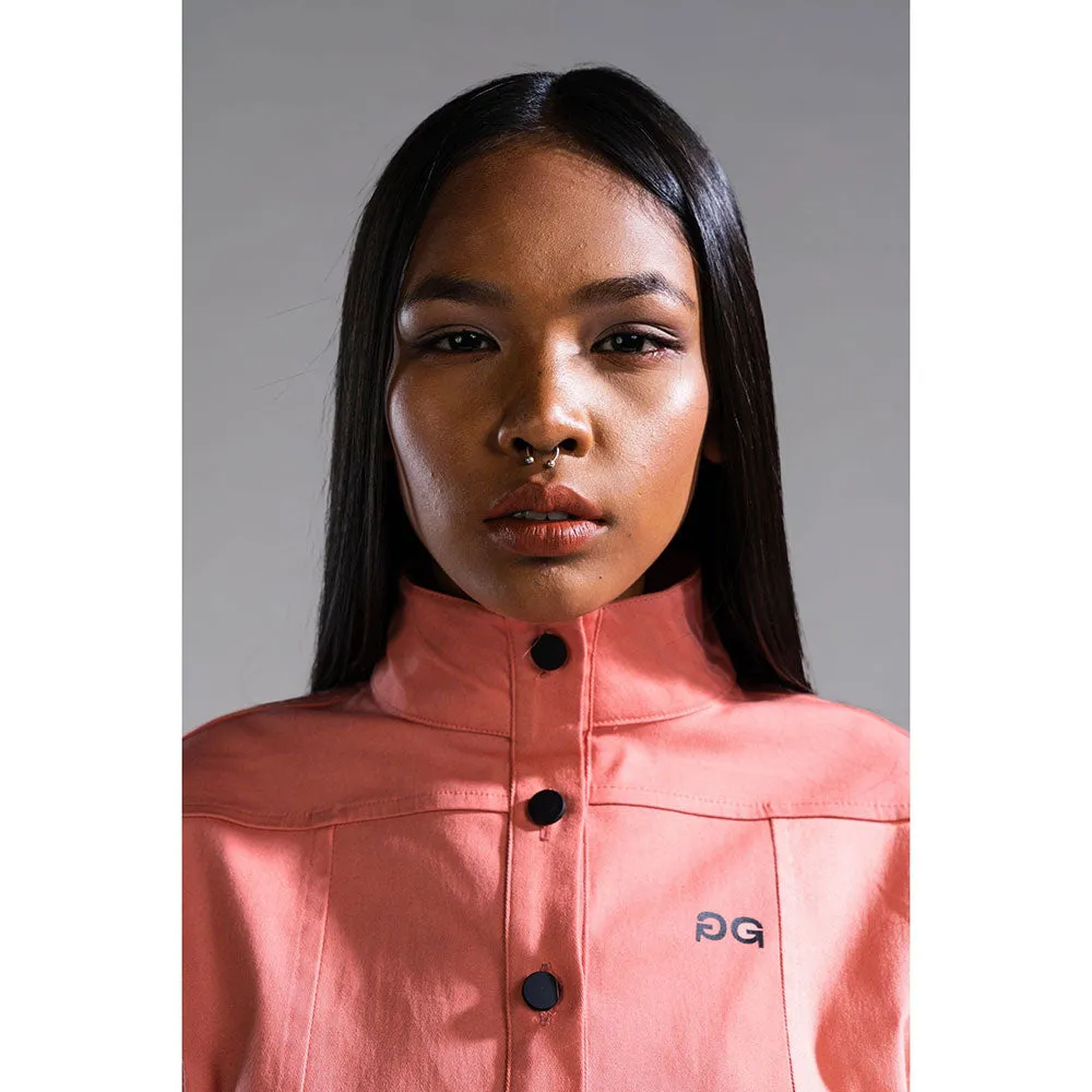 PRIMAL GRAY Coral Organic Cotton Cropped Summer Jacket