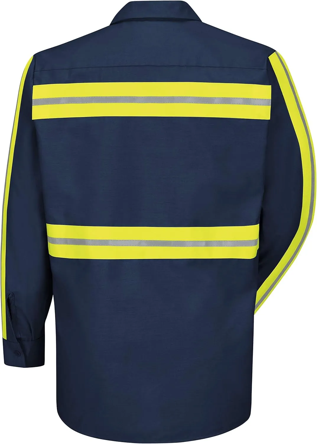 Red Kap Men's Industrial 2 Piece Lined Collar Work Shirt