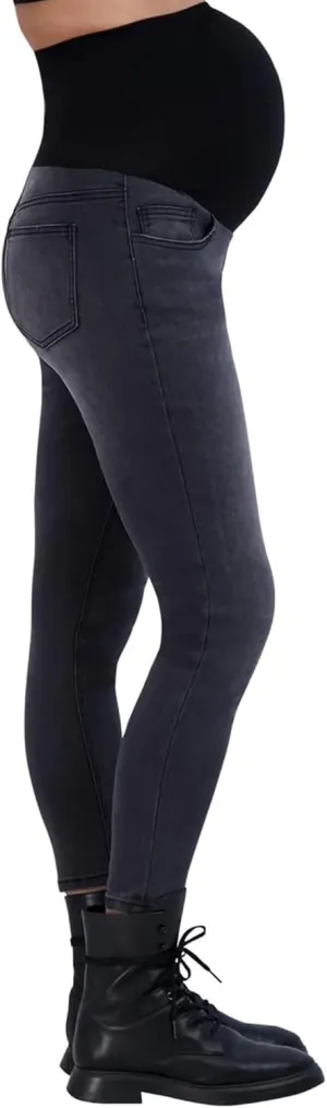 Savi Parker Womens Maternity Jeans Over The Belly - Pregnancy Clothes for All Seasons, Maternity Pants