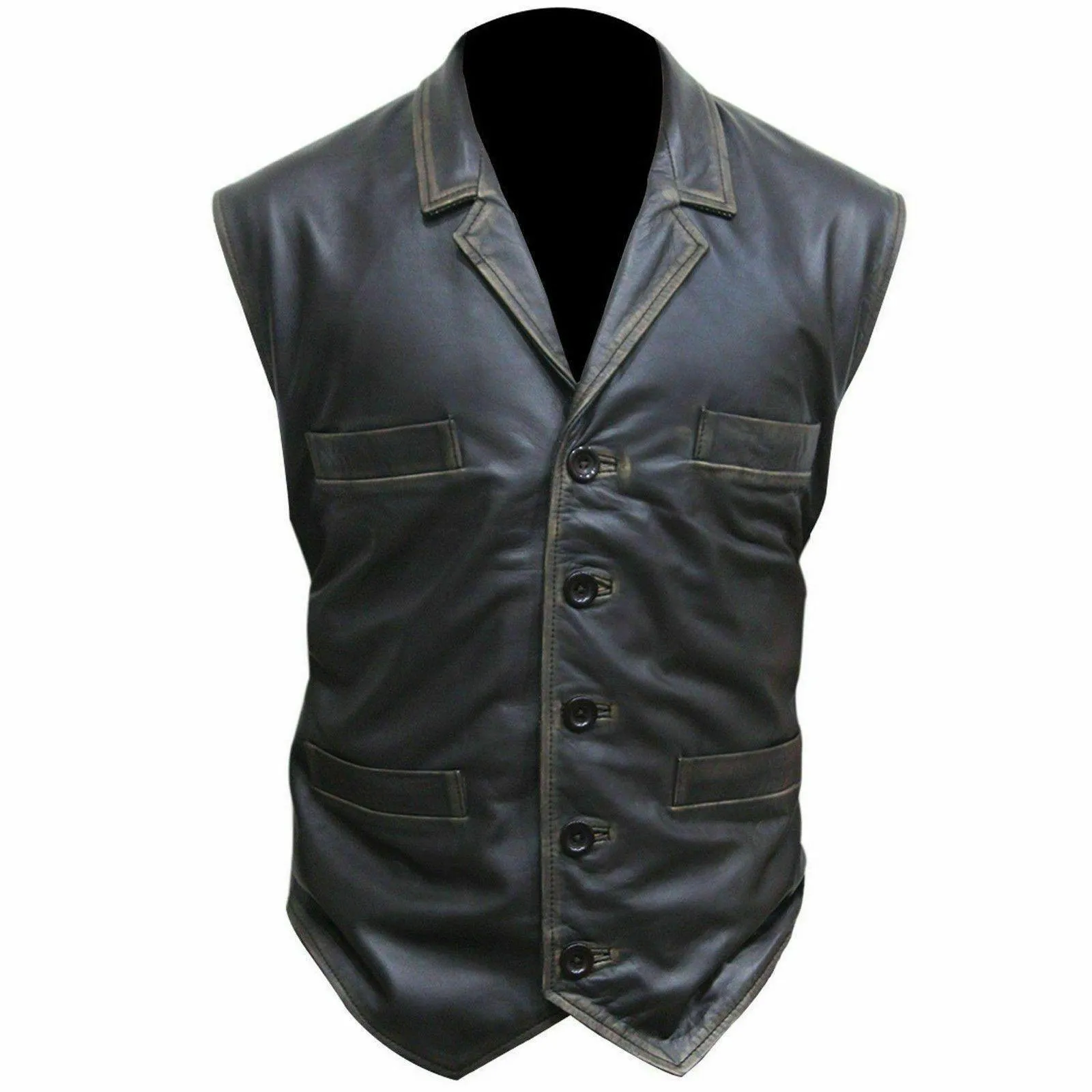 Spine Spark Men's Hell on Wheels Cullen  Bohannan Leather Vest