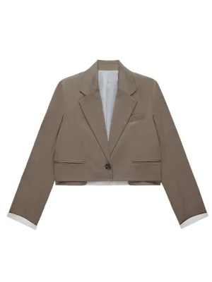 The Cocktail Blazer in Tan