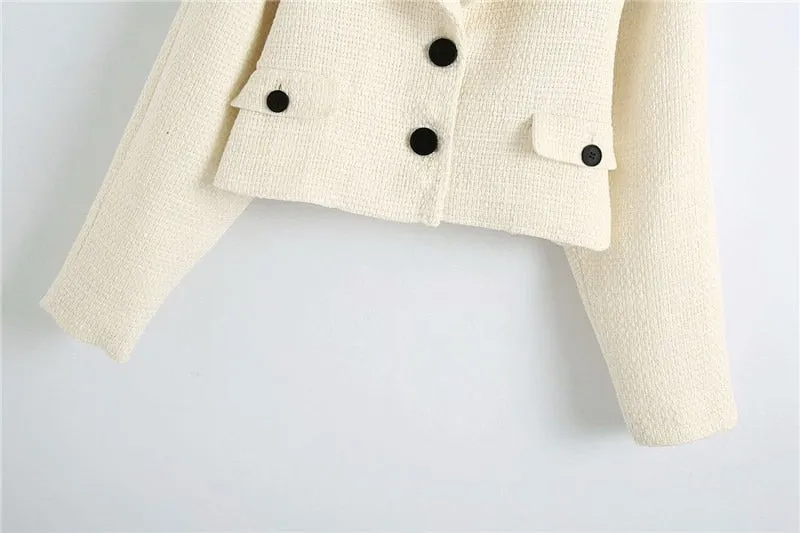 TWEED CROPPED JACKET