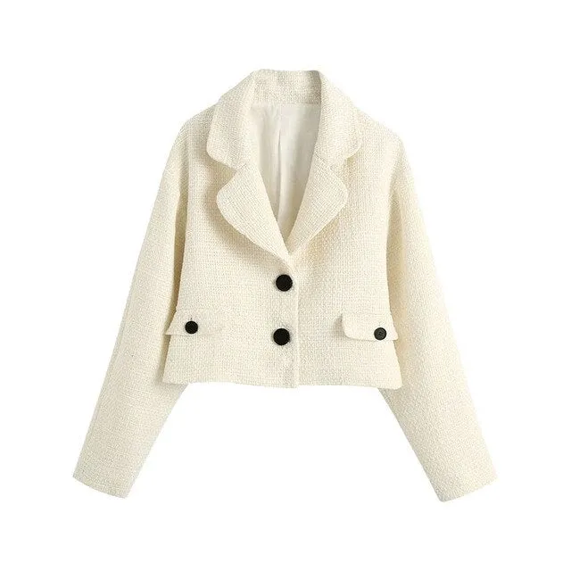 TWEED CROPPED JACKET