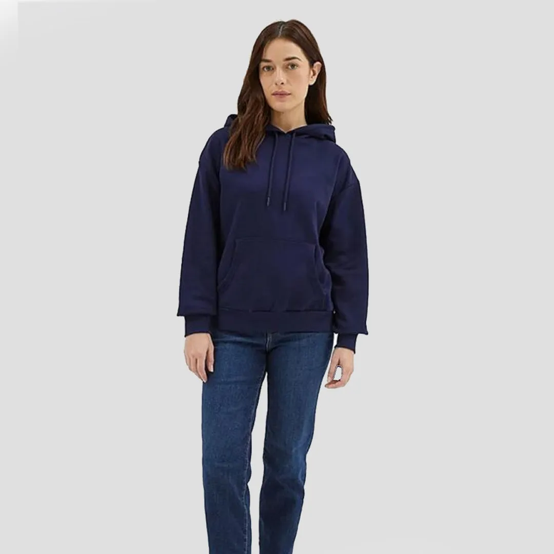 Unisex Premium Fleece - Plain Navy Blue Hoodie