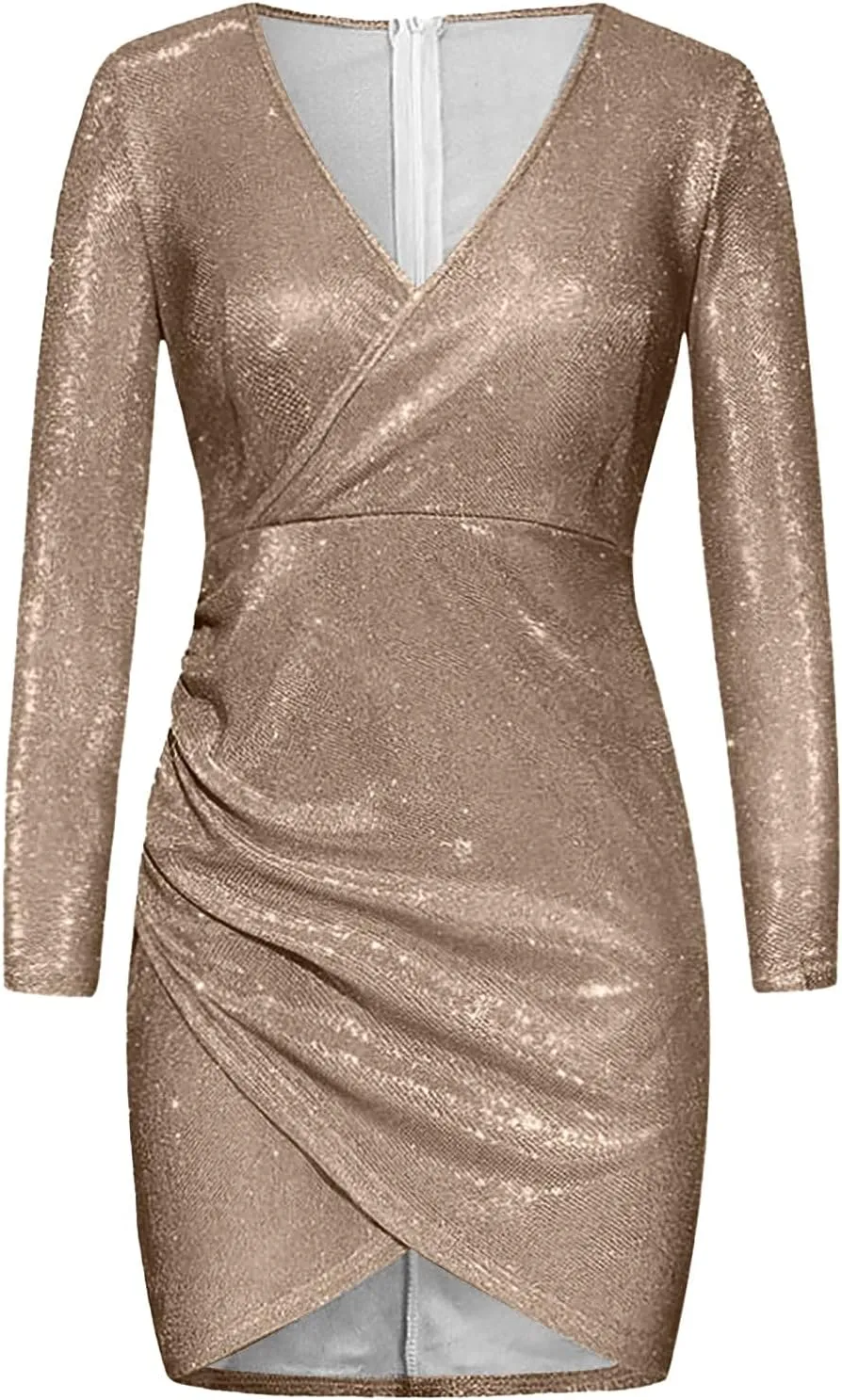 Work Dresses for Women 2023, Women Fashion Sexy Solid Color Leeveless Short Sleeve Mini Dress