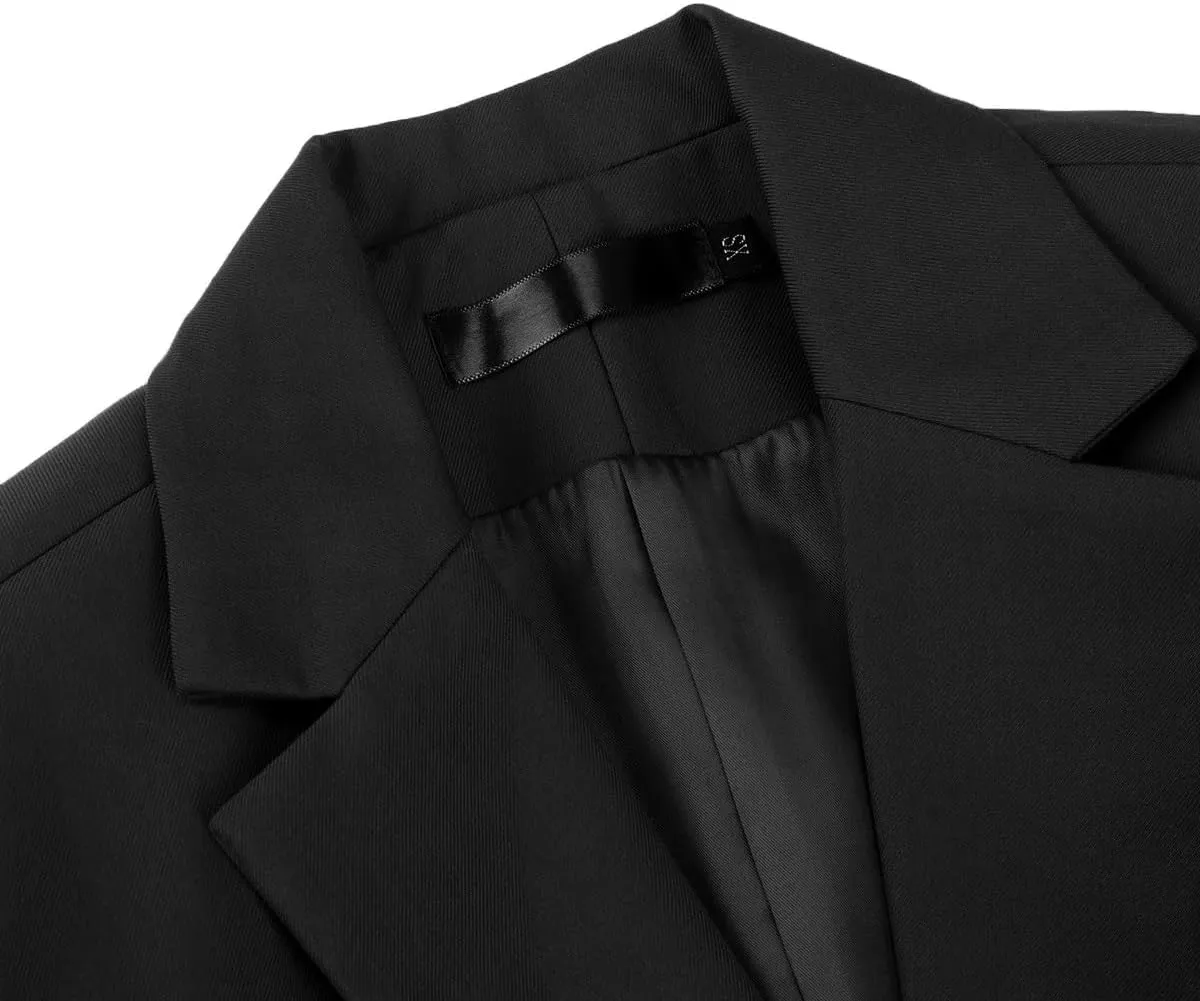 YUNCLOS Women's 2 Pieces Office Suit Set Long Sleeve Blazer Jacket and Suit Pants
